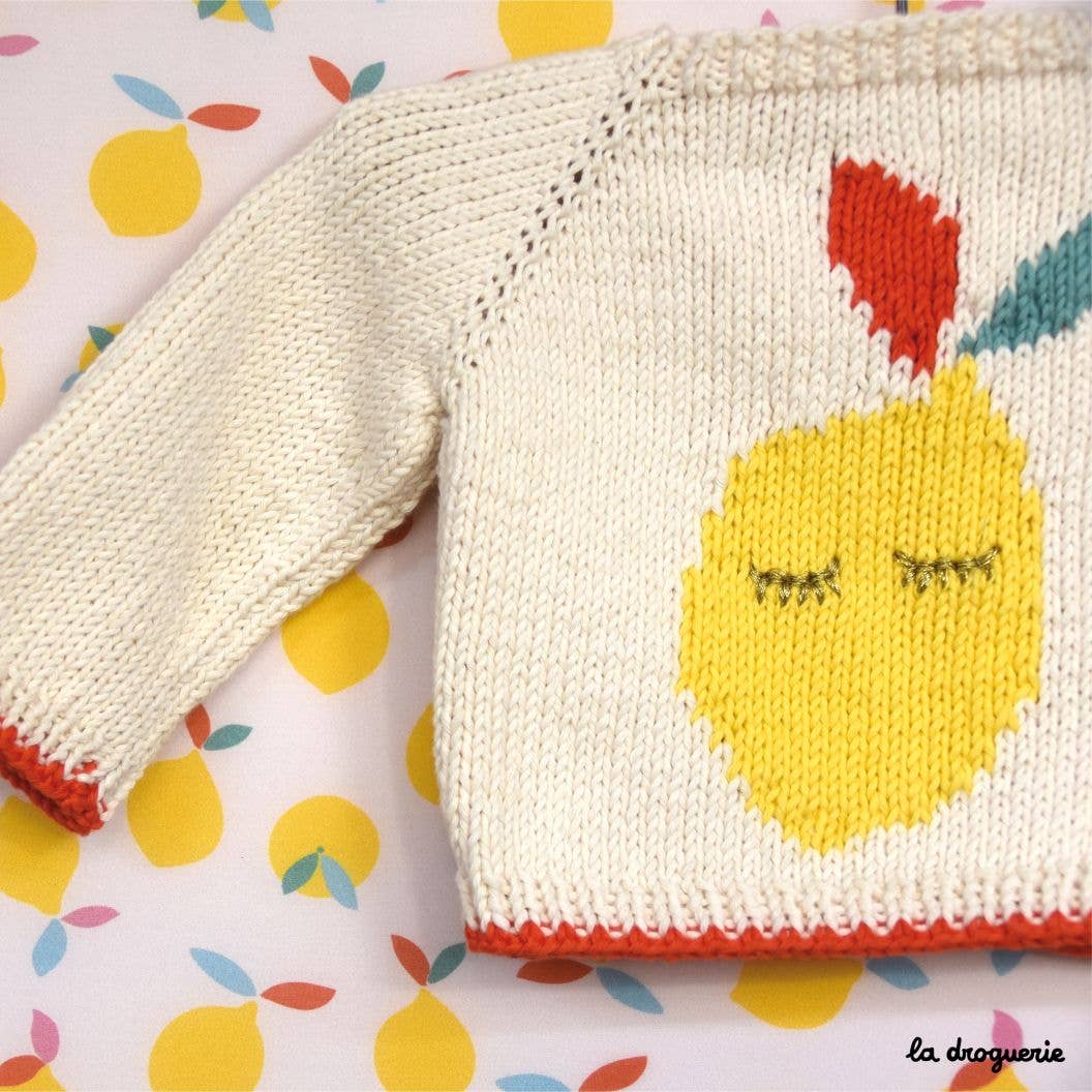 LA DROGUERIE - Wholesale Brei- en haakbenodigdheden - Breipatroon voor de 'Menton' citroenvest en knuffel2