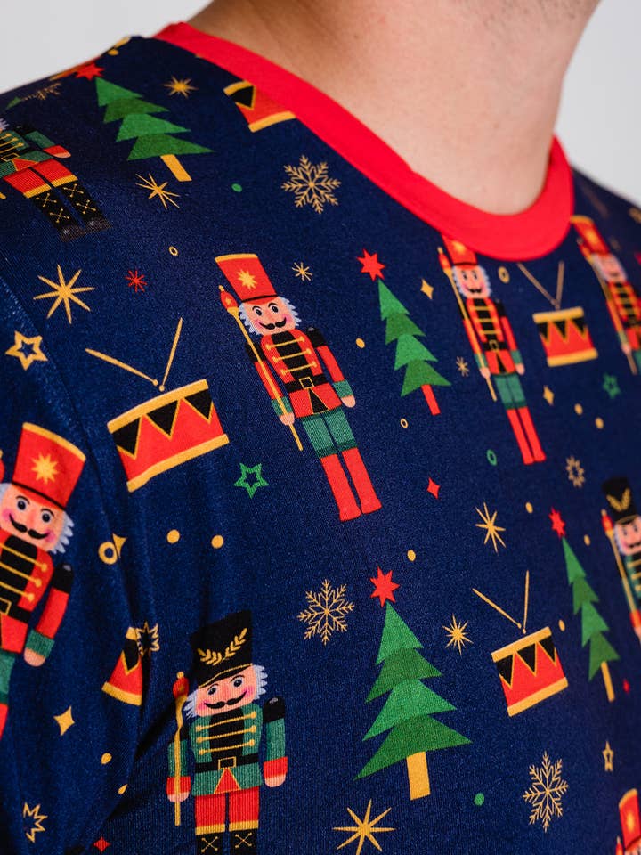 Jammies masculinos quebra-nozes por atacado de Pax & Lucy