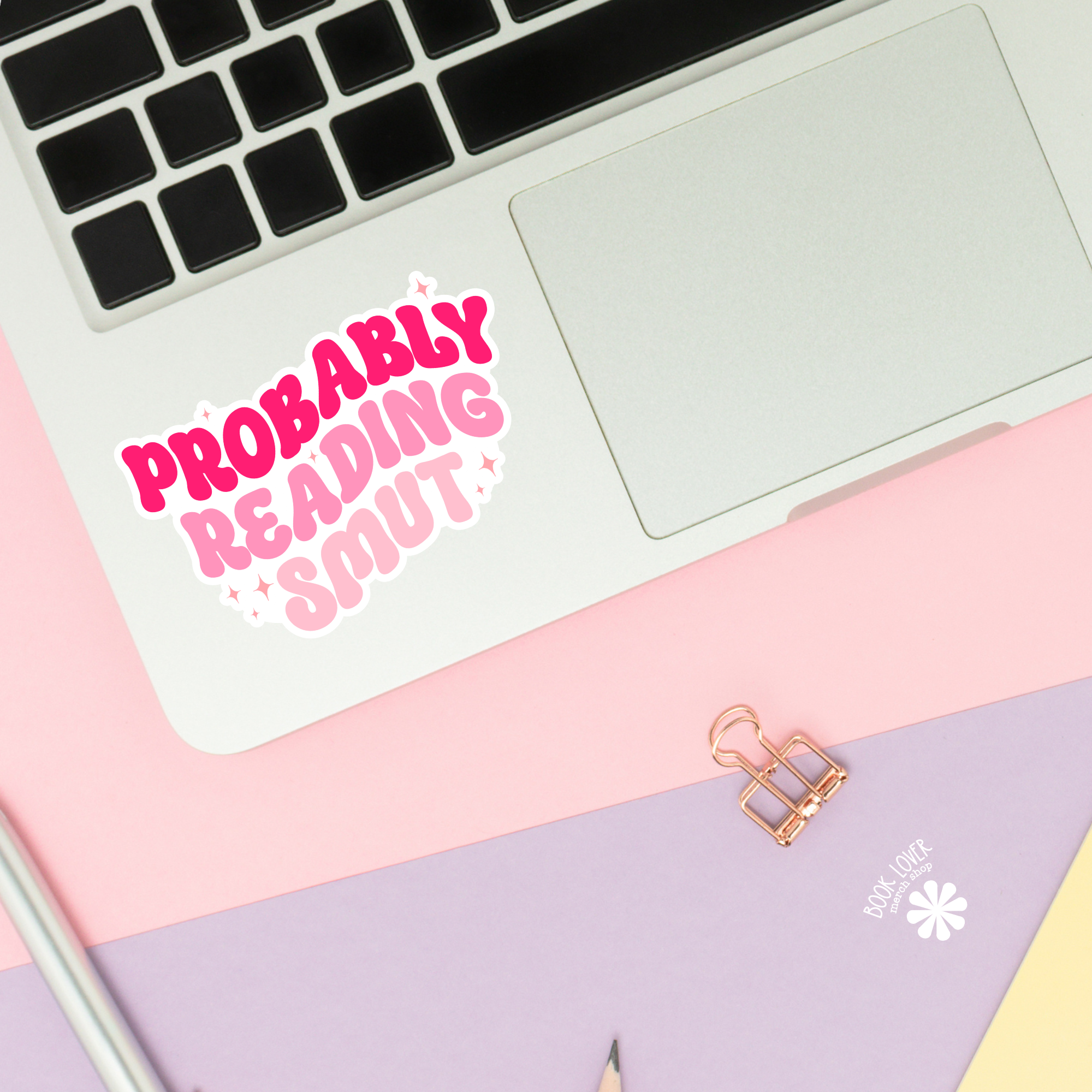 Book Lover Merch Shop - Wholesale Sticker - Probably Reading Smut Sticker / Bookish Stickers1