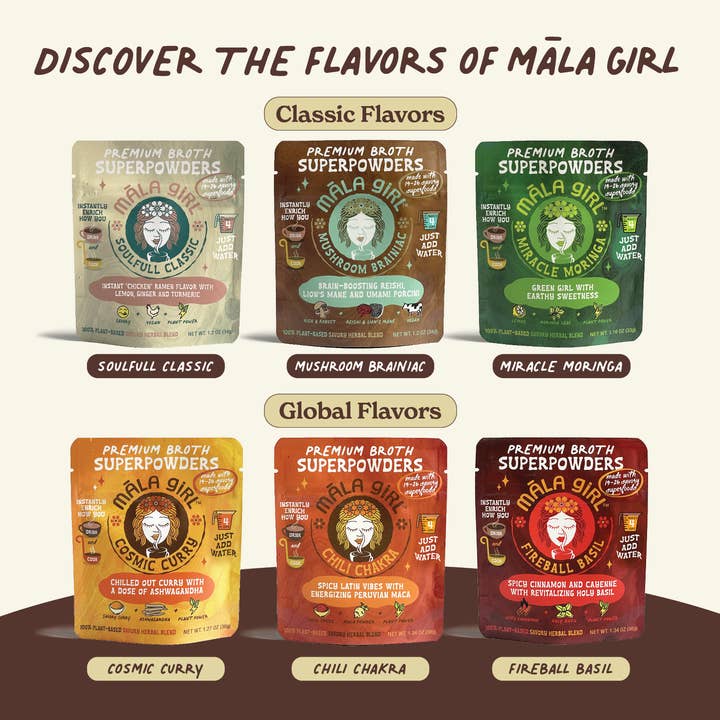 māla girl - Wholesale Soup - Superfood Instant Broth Powder w/ Reishi and Lions Mane9