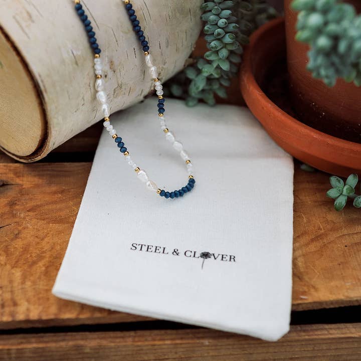 Steel & Clover - Wholesale Beaded/Pearl Necklace - Girouxville Pearl & Bead Necklace