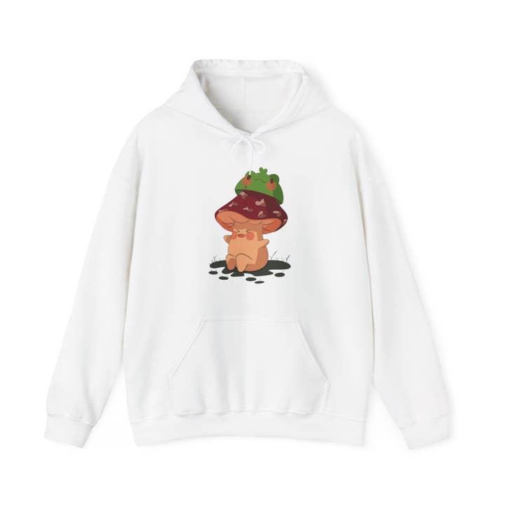 Moose frog hat - Unisex Heavy Blend™ Hooded Sweatshirt for wholesale by froggiebums
