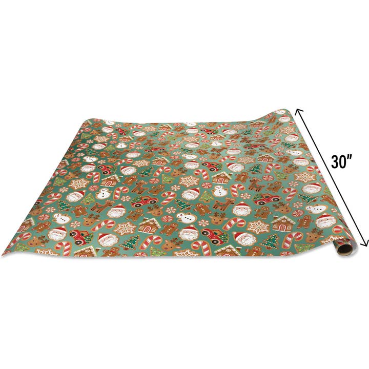 Jillson & Roberts - Wholesale Wrapping Paper Roll - Wrap - Jumbos - Christmas Cookies