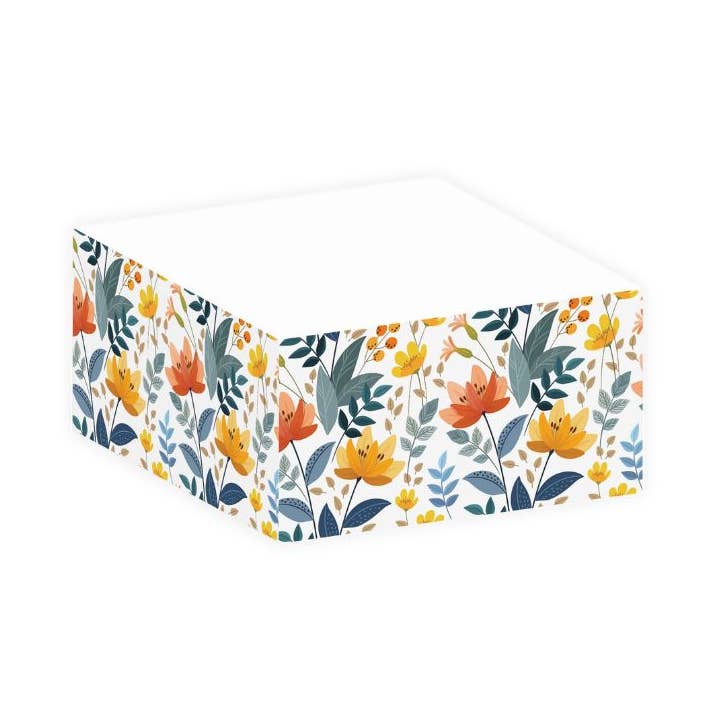 Varma Blommiga Post-it®-lappar – 3⅜" Halvkub – Klisterlappar för wholesale av Post-it® Notes Design Series