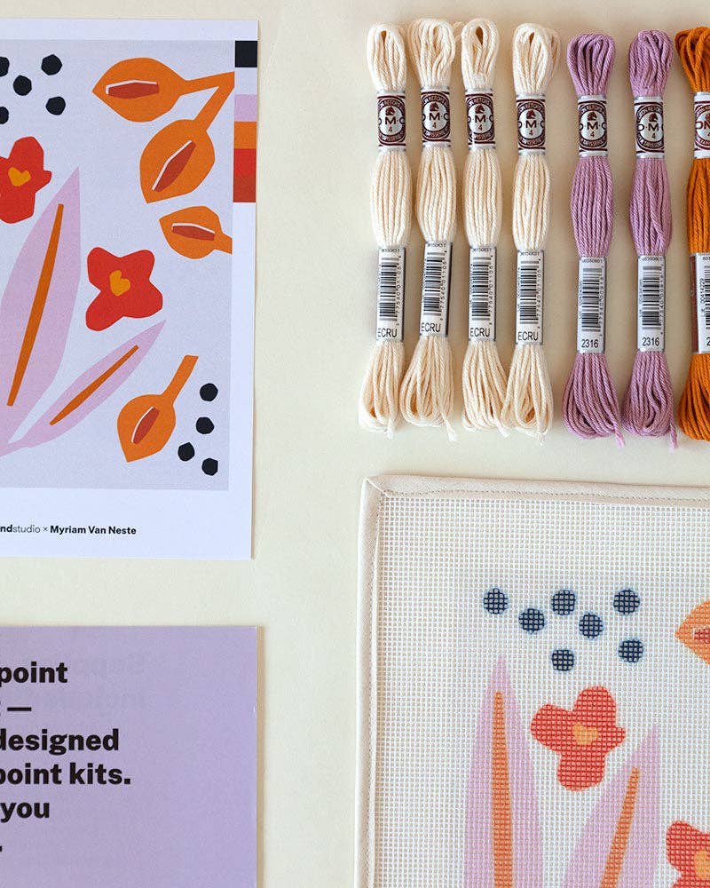 Unwind Studio - Venta al por mayor Kit de manualidades - Kit para principiantes de punto de cruz Paper Flowers4