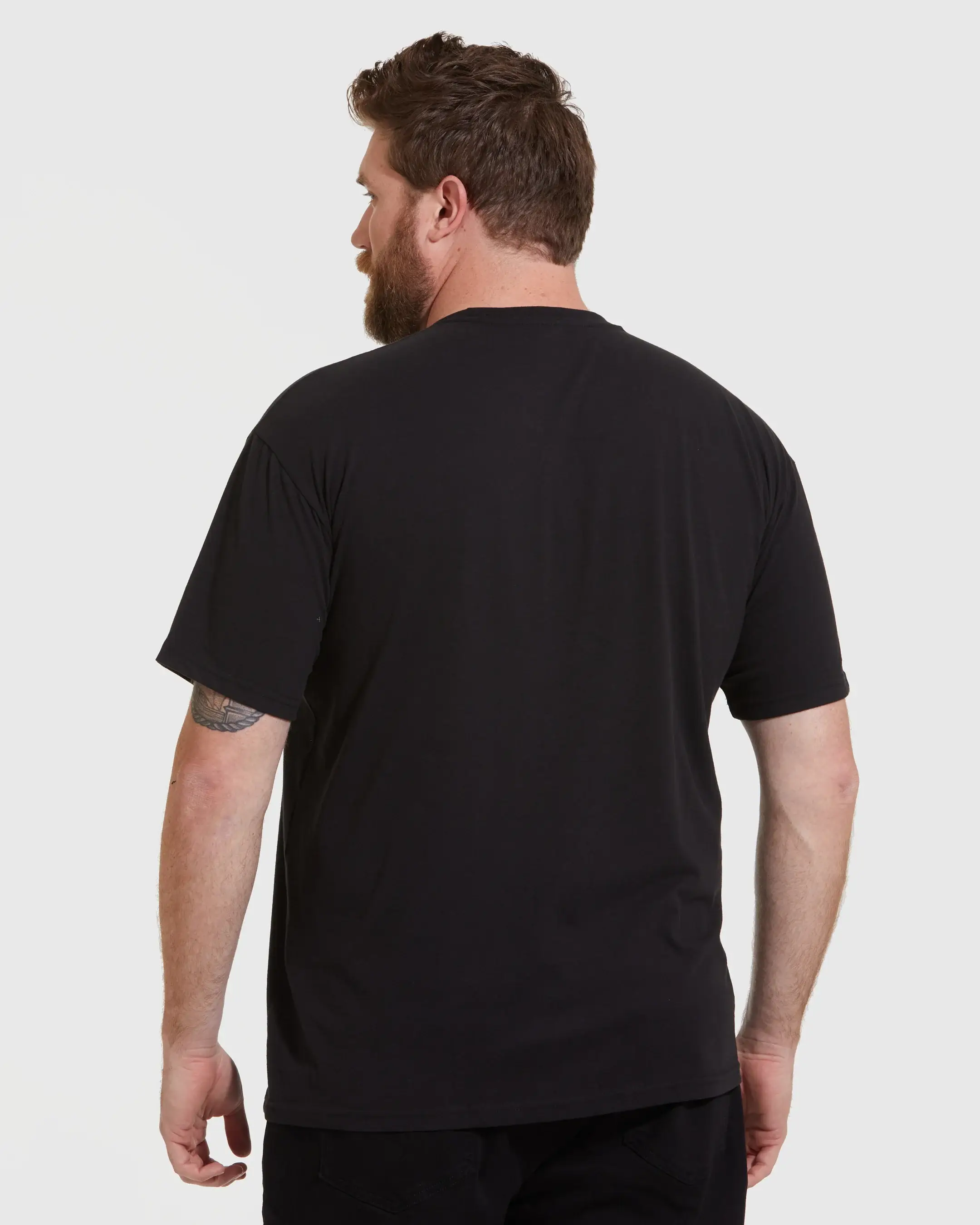 True Classic - Wholesale T-Shirt - Men's - Short Sleeve T-Shirt | Crew Neck | Black6