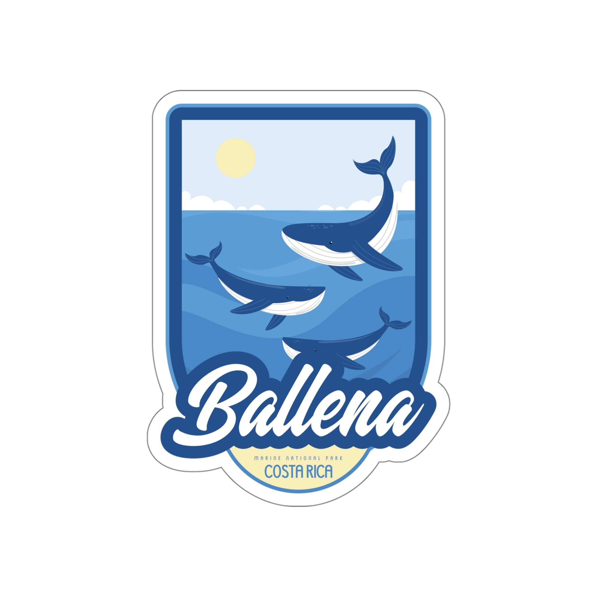 Trail Memories - Wholesale Sticker - Ballena Marine National Park - Costa Rica, Outdoor Sticker2