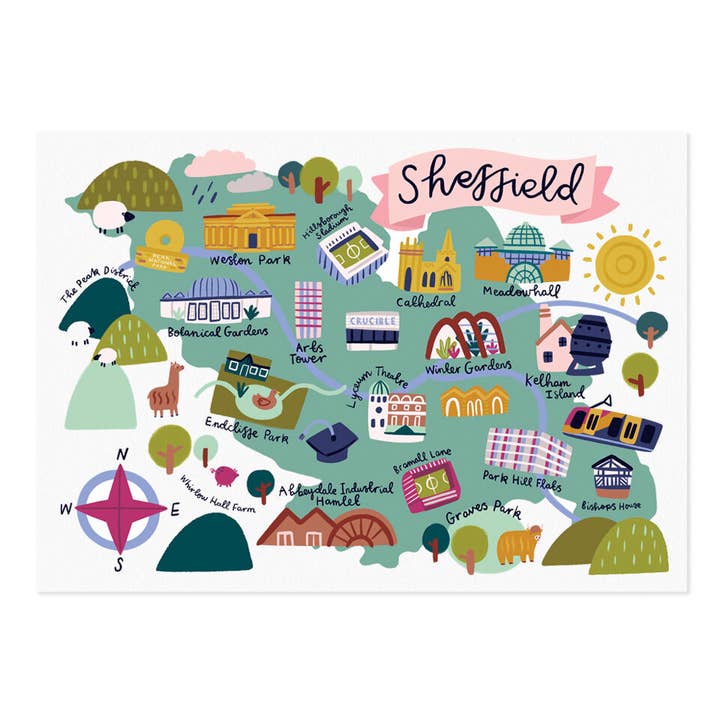 Sheffield Kort for engroshandel hos Lauren Radley