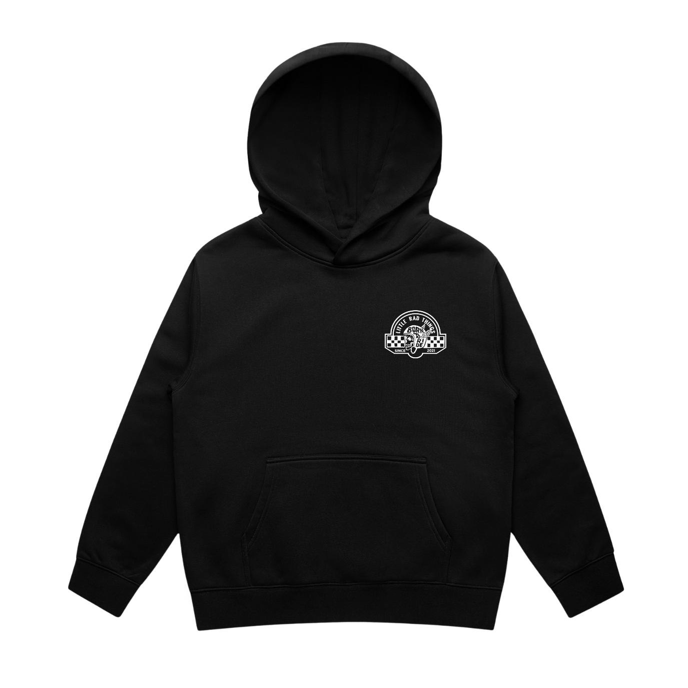 Little Rad Things - Wholesale Hoodie - Kids - [PREORDER SHIPS SEPT 2]  THE TIL DEATH HOODIE - RECYCLED BLACK1