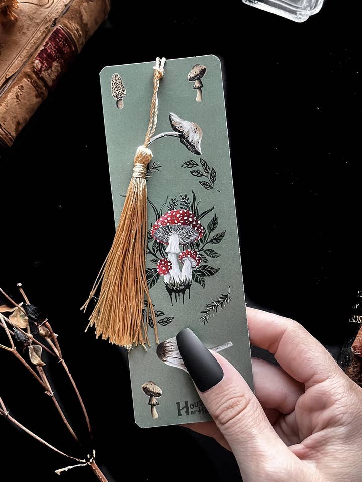 Mushroom Bookmark for wholesale by House of Hex