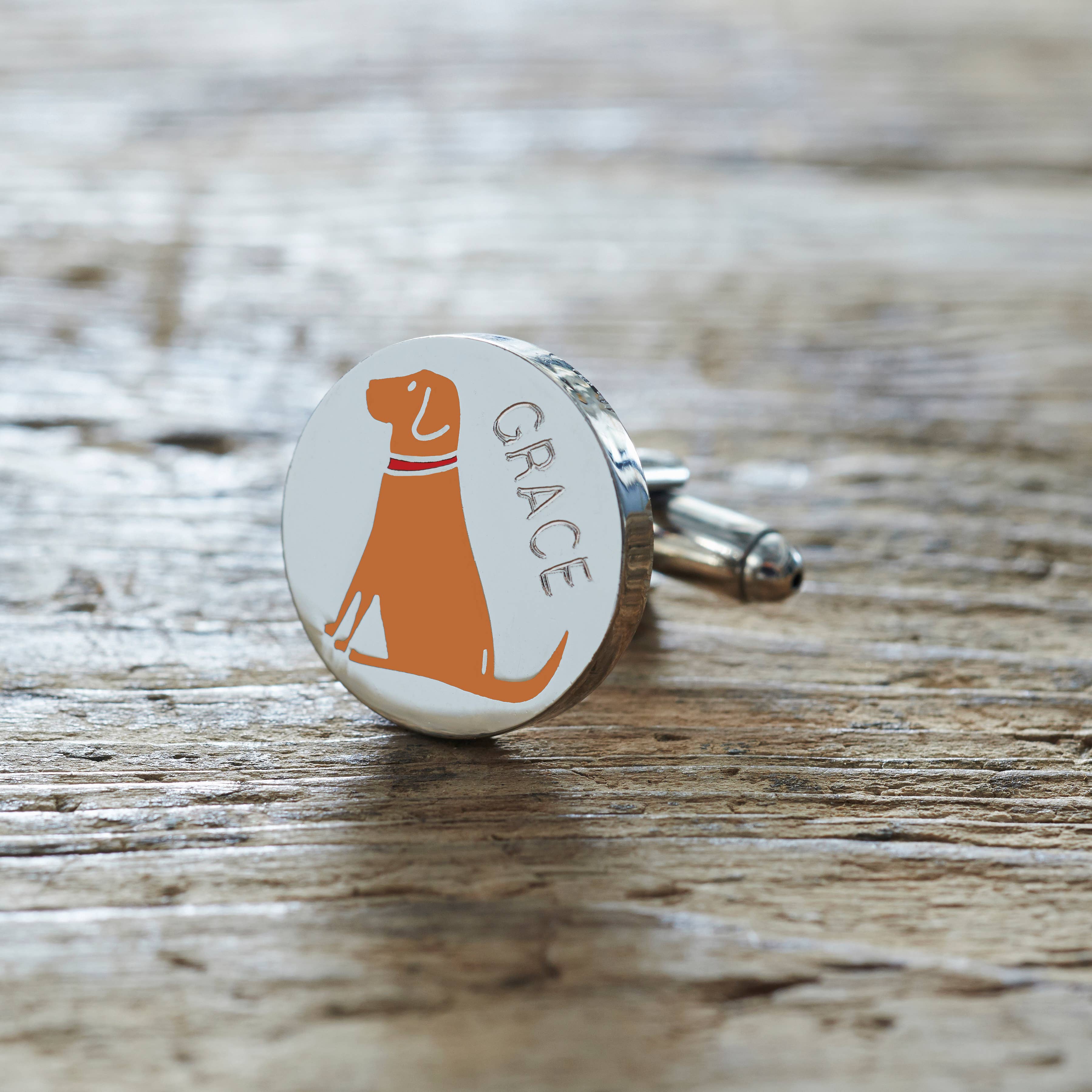 Sweet William Designs – wholesale Cufflinks – Cufflinks - Fox Red Labrador2