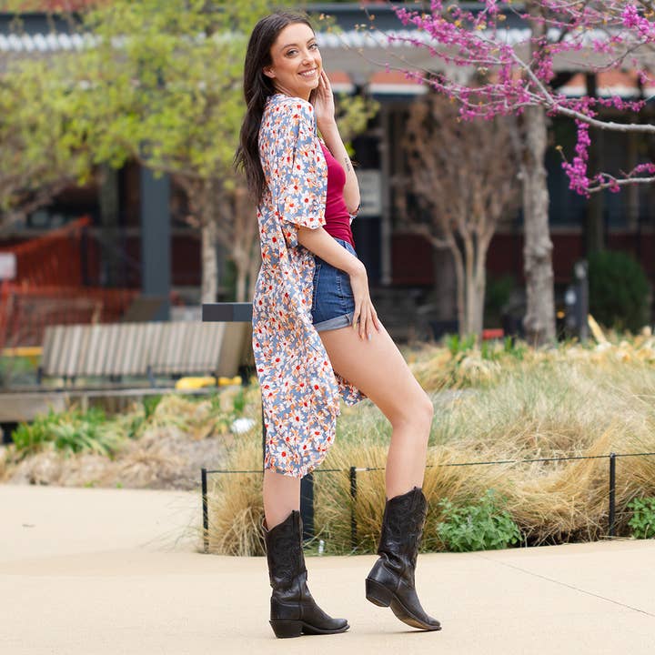 Your Fashion Wholesale - Wholesale Kimono - Women's - Patchwork Print Duster1