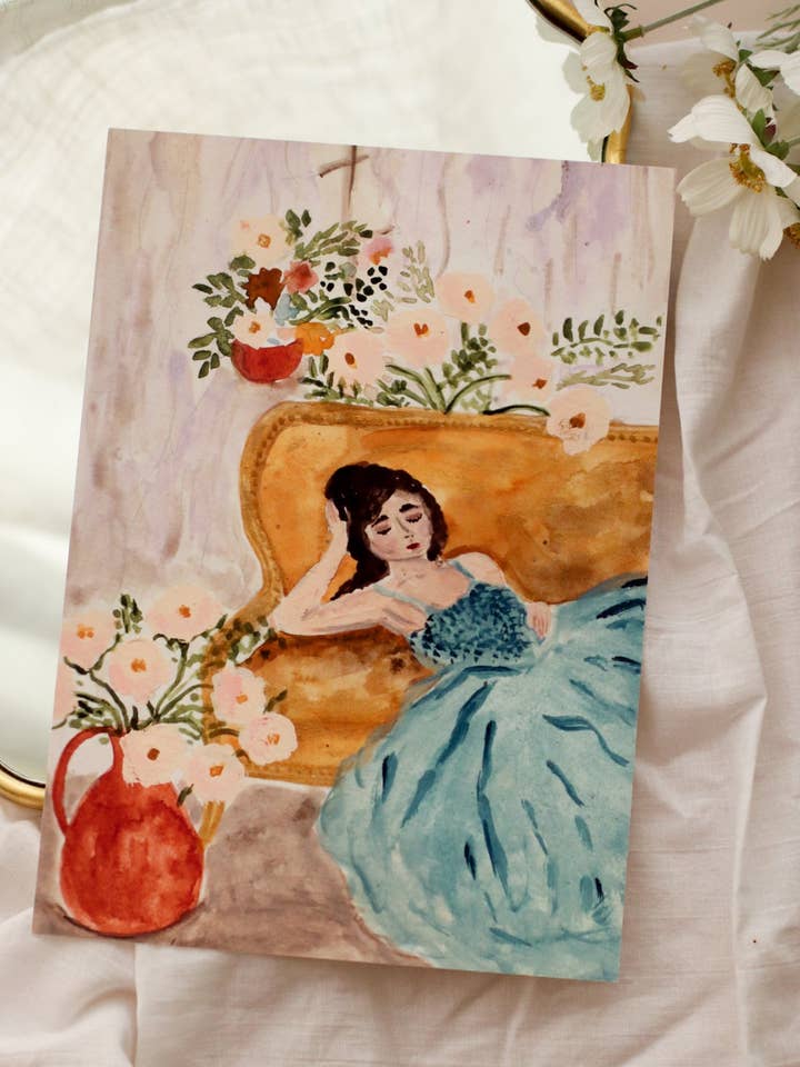 After Party - Fine Art Print | Painted Poetry Collection for wholesale by Megan Elizabeth