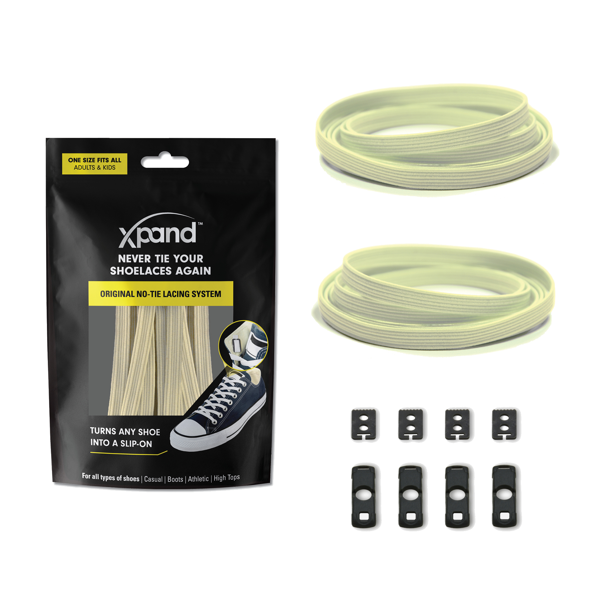 Xpand Laces – Engroshandel Snørebånd - Unisex – Elastiske flade snørebånd uden knude | Ingen flere knuder | Én størrelse7