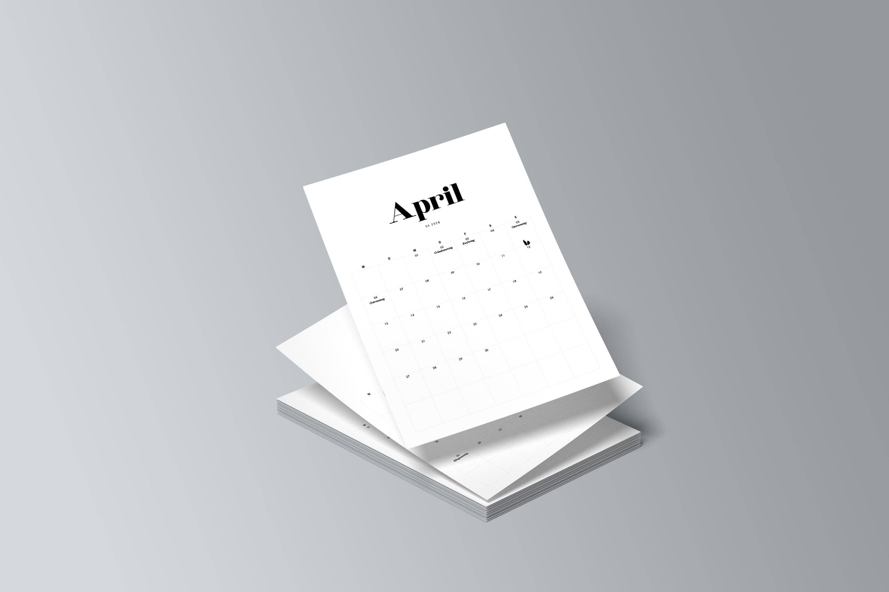 Love is the new black – Calendário por atacado – Calendário 20264