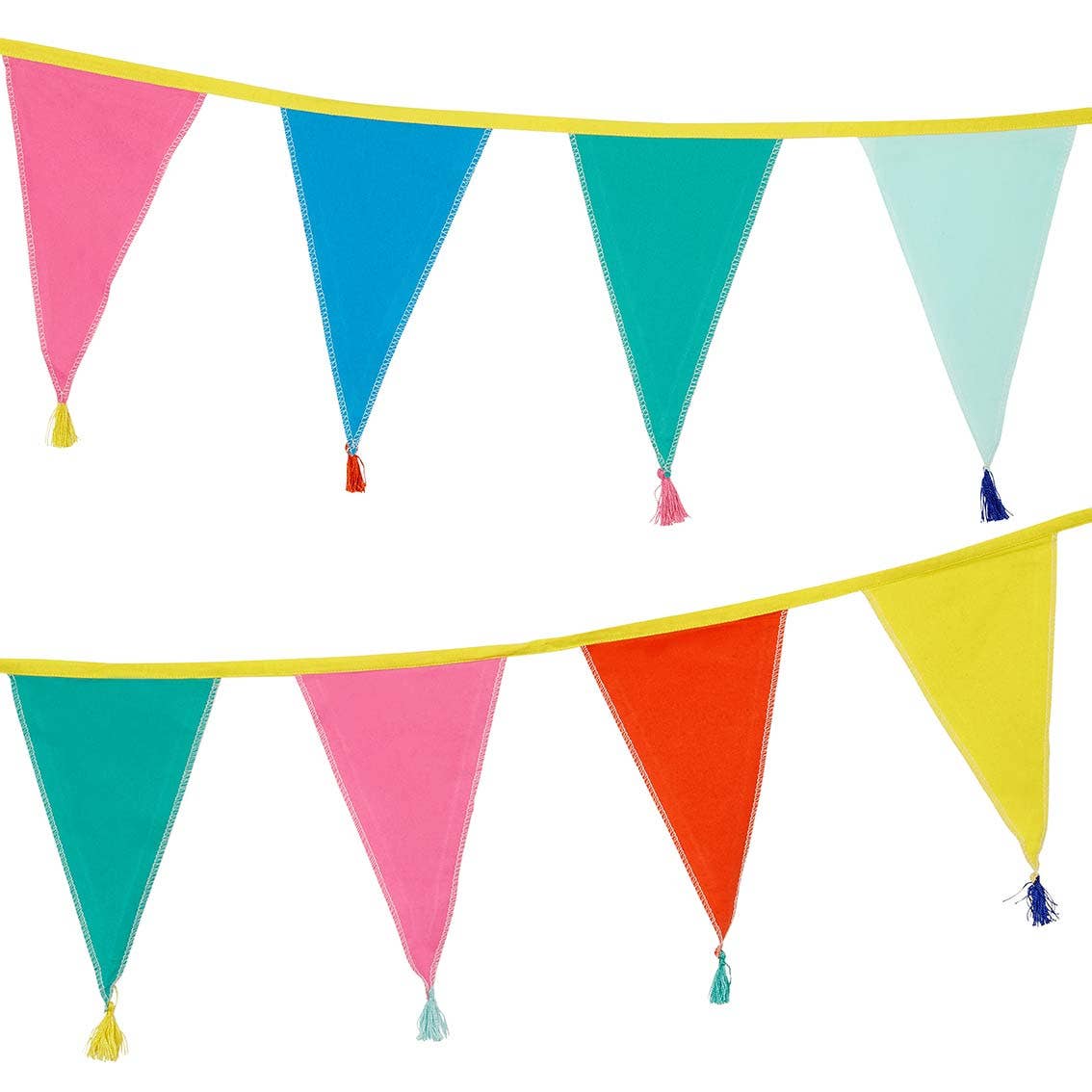 Talking Tables UK - Wholesale Bunting/garland - Rainbow Fabric Bunting | 3m |6