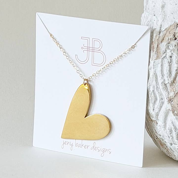 Stella Heart Necklace for wholesale by Jeny Baker Designs