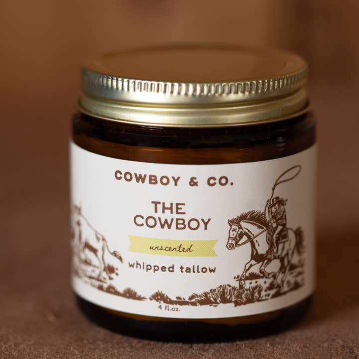 Unscented Whipped Tallow Moisturizer | Organic & All-Natural for wholesale by Cowboy & Co.