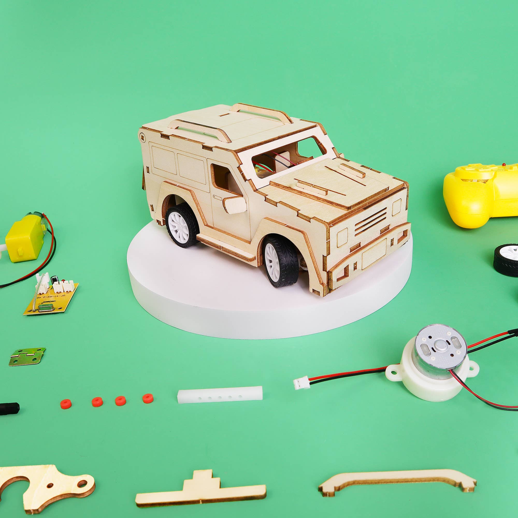 Kitsville - Wholesale DIY Craft Kit - Kids - 2.4 GHz Remote-Controlled SUV RC Car DIY Kit, STEM Toy5