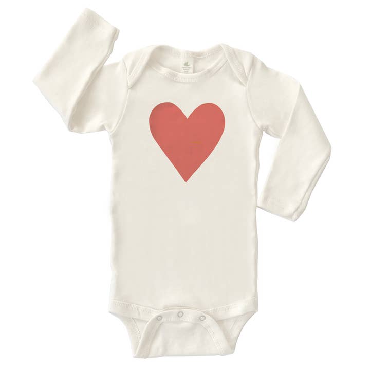 Heart Onesie - Long Sleeves for wholesale by JOAN RAMONE