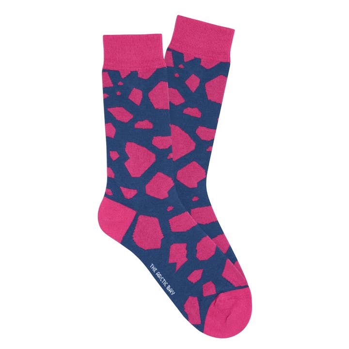 Chaussettes Arctic melt Bleu/Rouge pour la vente par The arctic bay