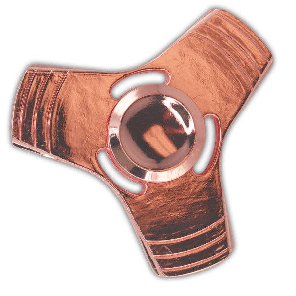 Kipp Brothers - Wholesale Fidget Toy - Kids - Rose Gold Square Metal Fidgetz Spinner0