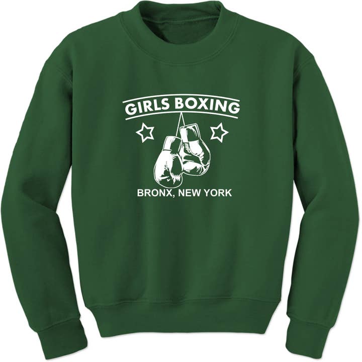 Unisex Rachel Bronx Boxing Sweatshirt med rund hals til piger for engroshandel hos Ferocitees