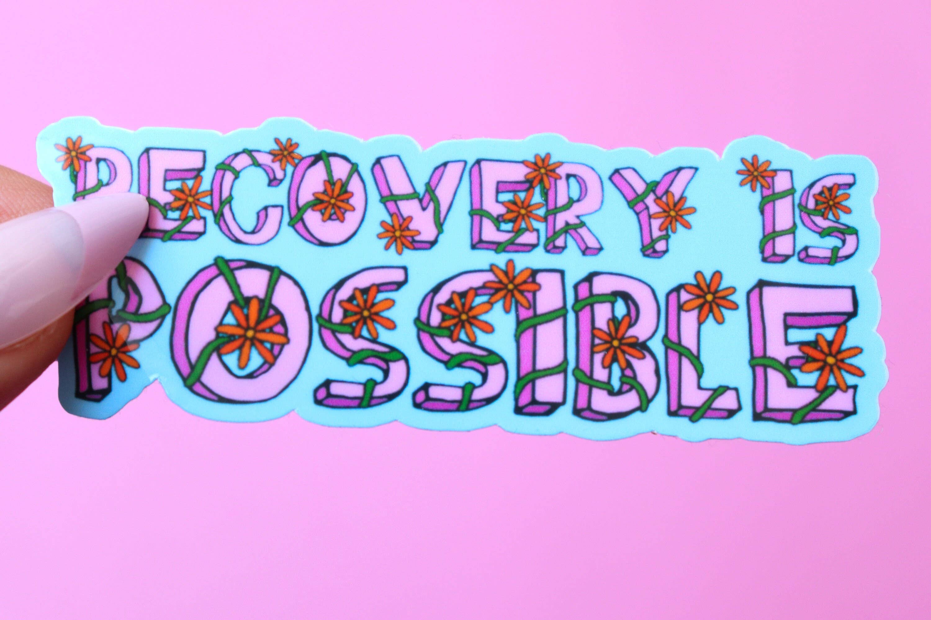 Sticker Hardly Know Her - Wholesale Sticker - Recovery Is Possible Waterproof Vinyl Sticker3