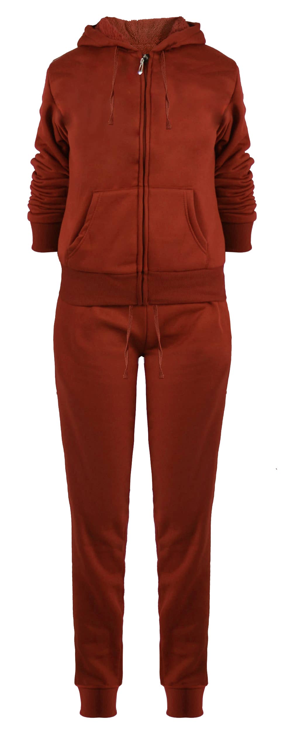 LeeHanTon - Wholesale Tracksuit - Women's - LeeHanTon Ladies Soft Sherpa Lined Track Suit Set7