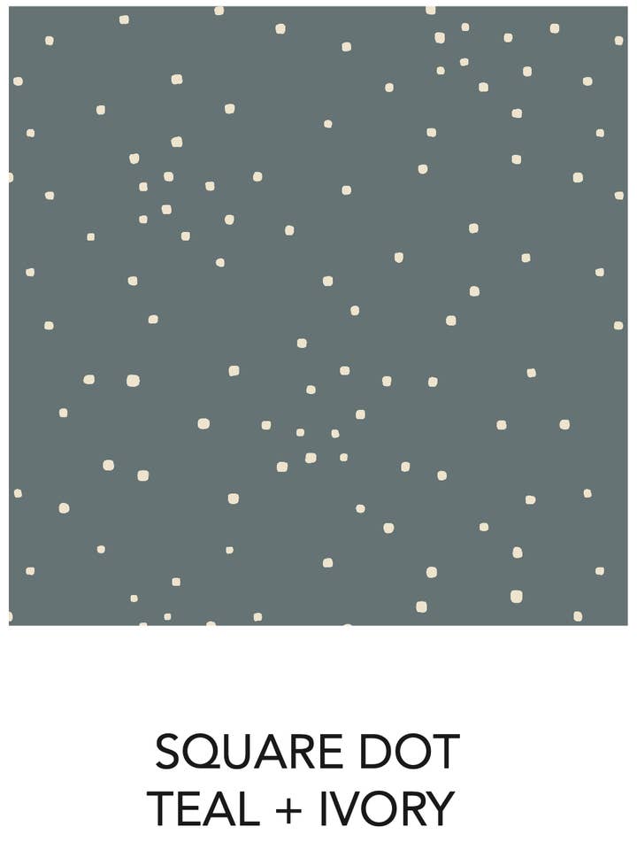 Colored Organics - Wholesale Sweatshirt - Kids - Organic Baby & Kids Madison Hooded Pullover-Square Dot/Teal