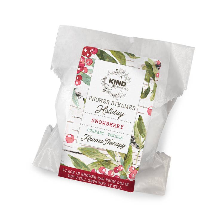 KIND apothecary - Wholesale Shower Steamer/Bomb - Holiday Shower Steamers2