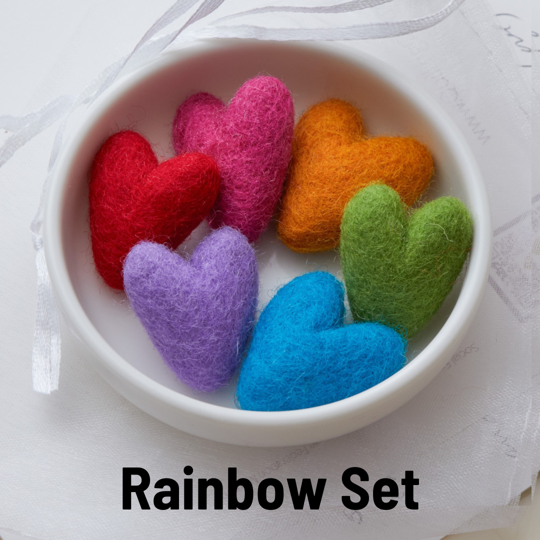 Your Heart's Content - Wholesale Decorative Tabletop Object - Wool Heart Sets, Valentines Day, Bowl Filler, Gifts for Her8