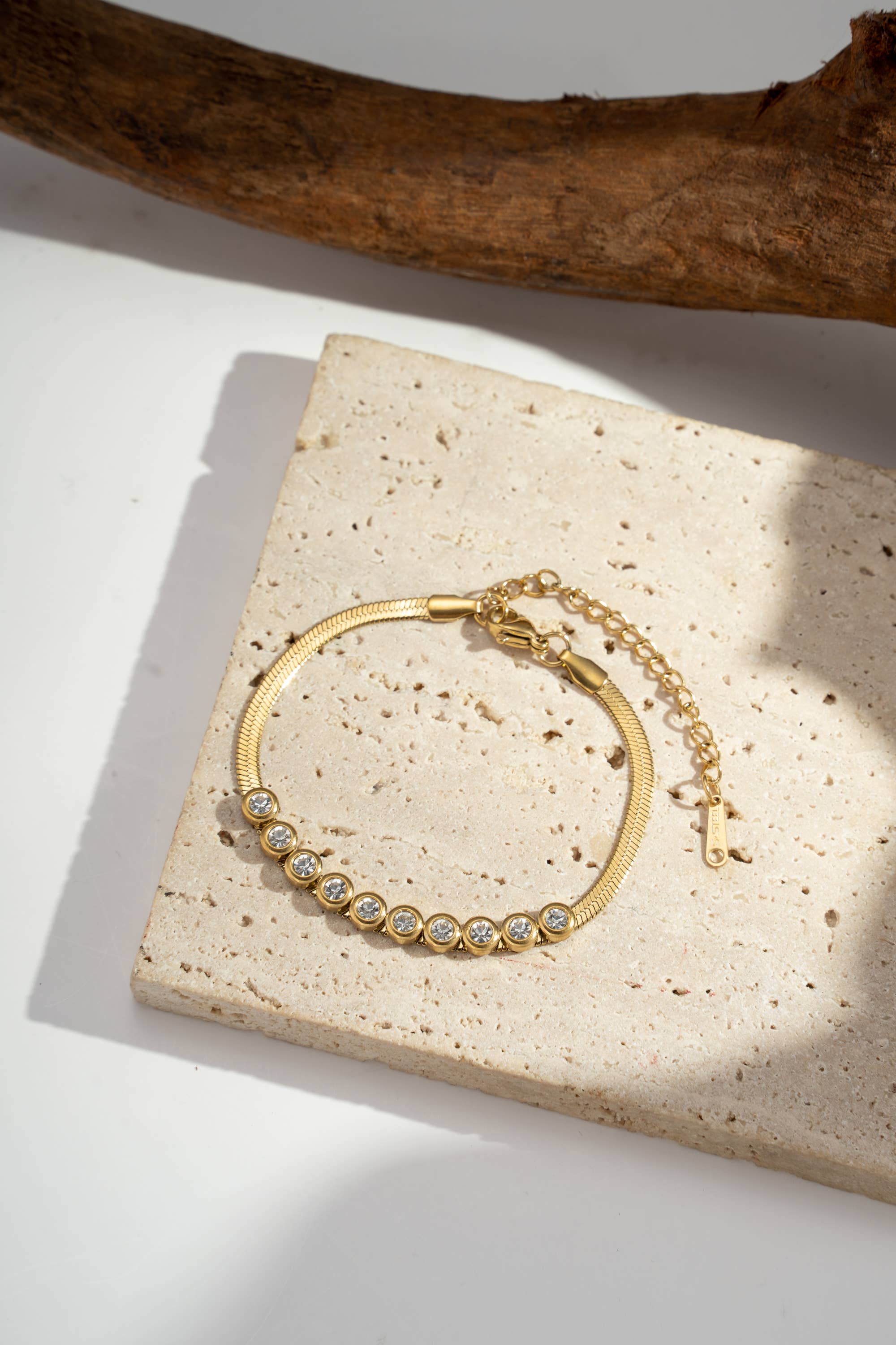 COSMOS - Vendita all'ingrosso Braccialetto con ciondolo/pendente - Bracciale in acciaio inox con cristallo scintillante2