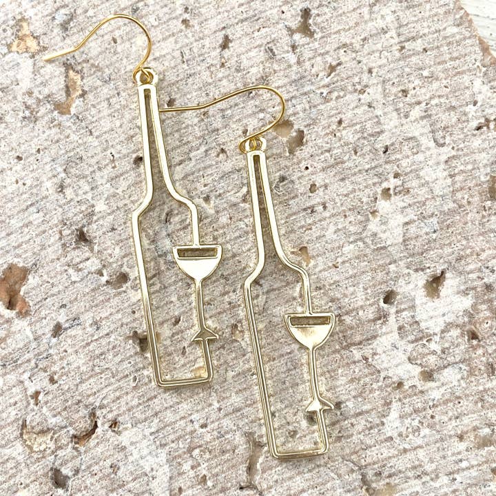 VB&CO Designs Handmade Jewelry - Vente Parures de bijoux - Vin bijoux cadeau cave vignoble cadeau raisin merlot bouteille