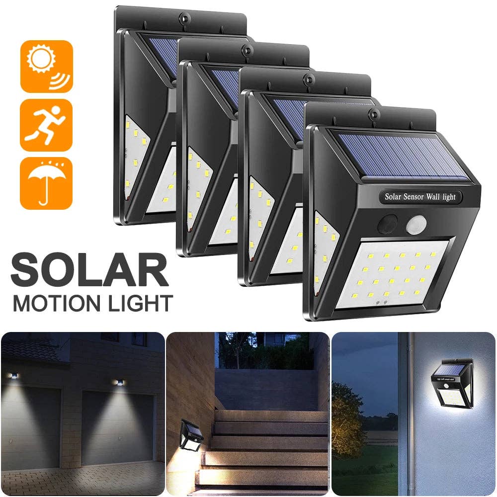 YI LIGHTING LLC - Wholesale Outdoor/Lawn Light - Solar Outdoor Wall Lights with Motion Sensor 40-LEDs 6000K6