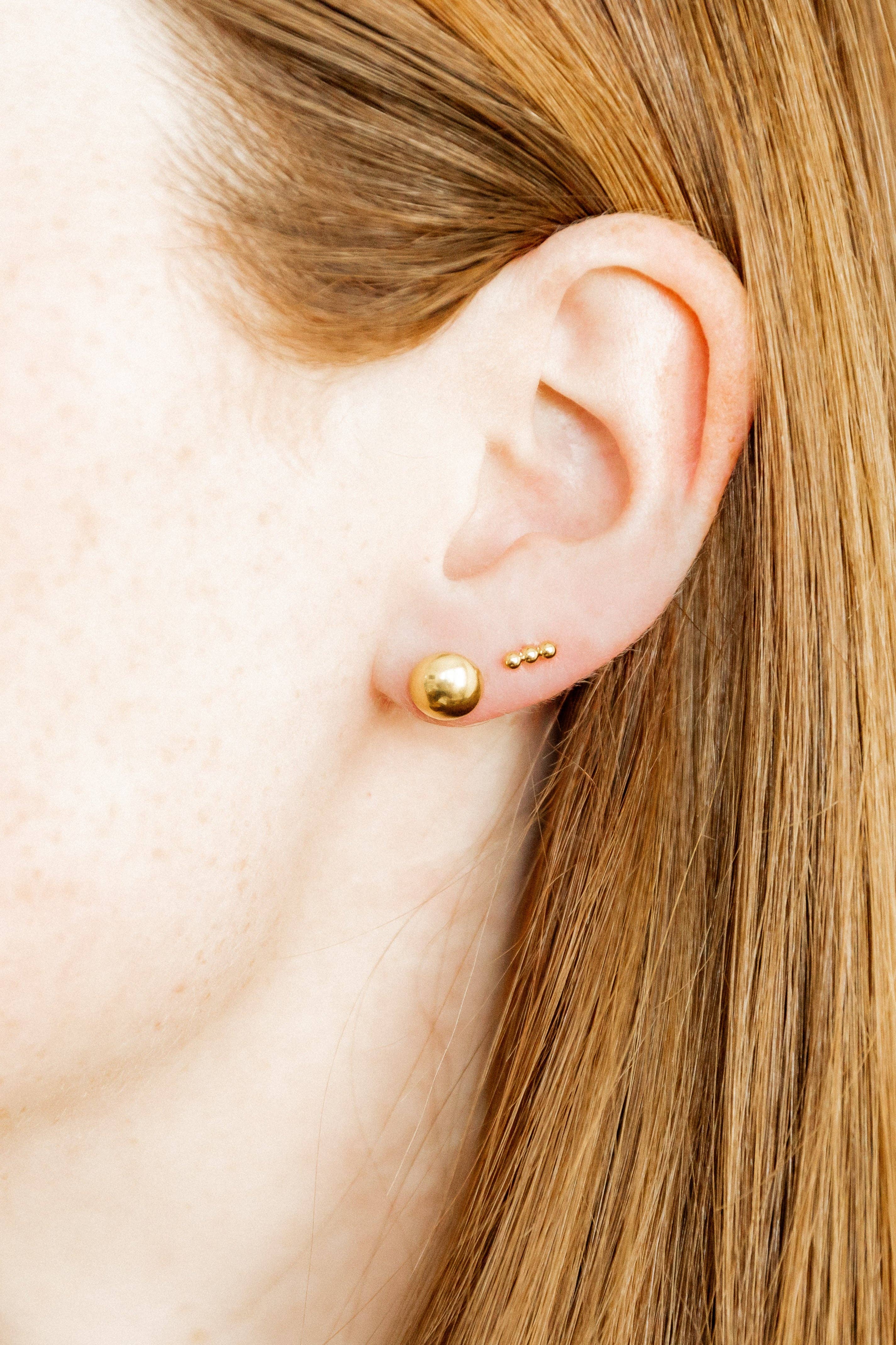 LINNY CO - Wholesale Stud/Post Earrings - Screwback Stud Earrings - Vera Round 8mm3