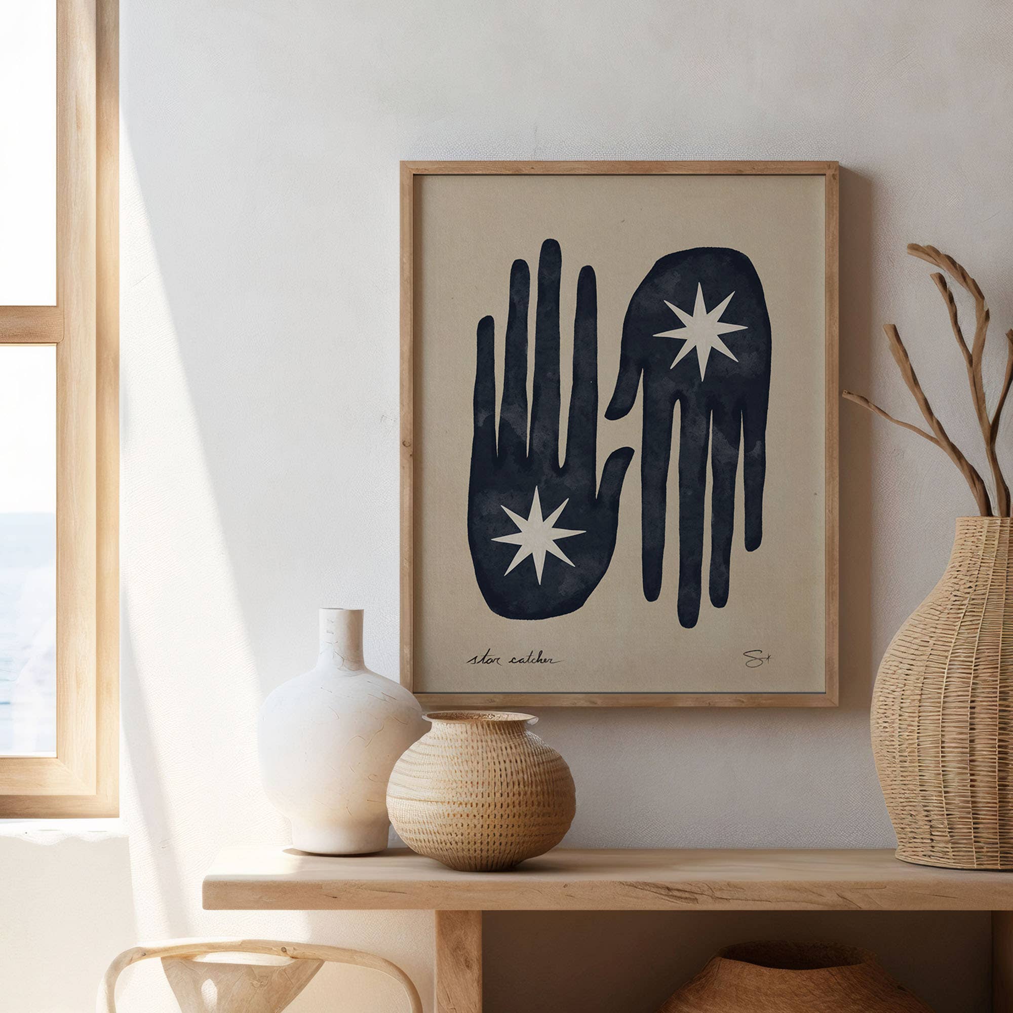 Mid Tide Design - Wholesale Art Print - The Star Catcher | Mystical Art Print2