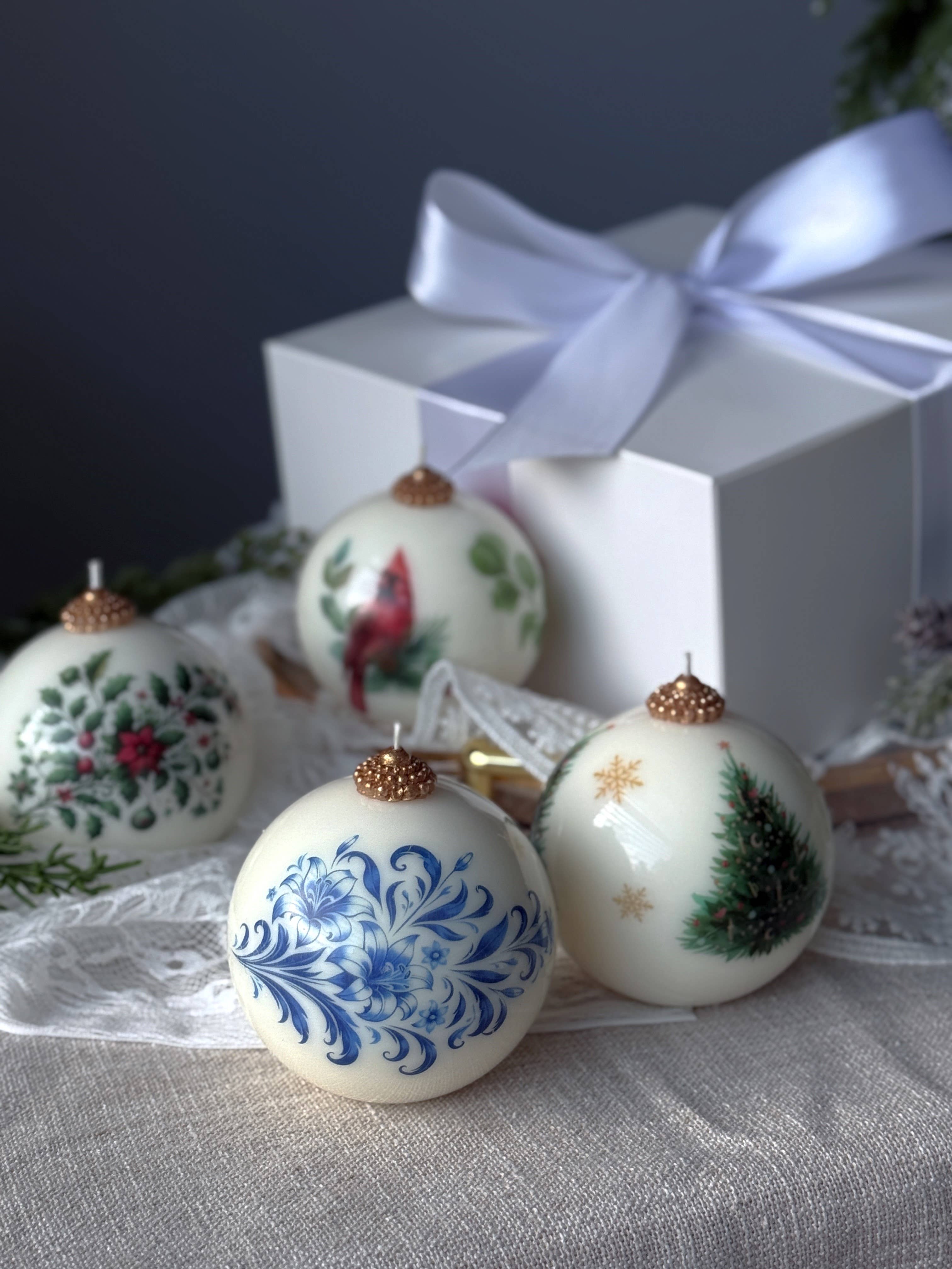 VR.candle - Wholesale Novelty Candle - Holiday decor candle | Christmas candle vintage style 7