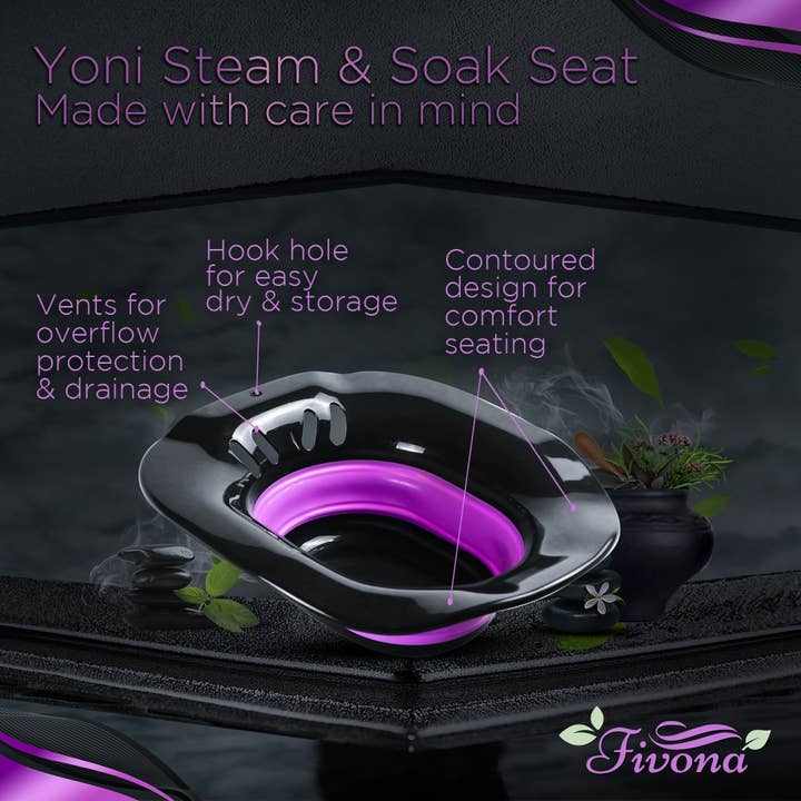 FIVONA - Wholesale Bath Soak/Milk - Premium Yoni Steam & Sitz Bath Soak Seat with Storage Bag6