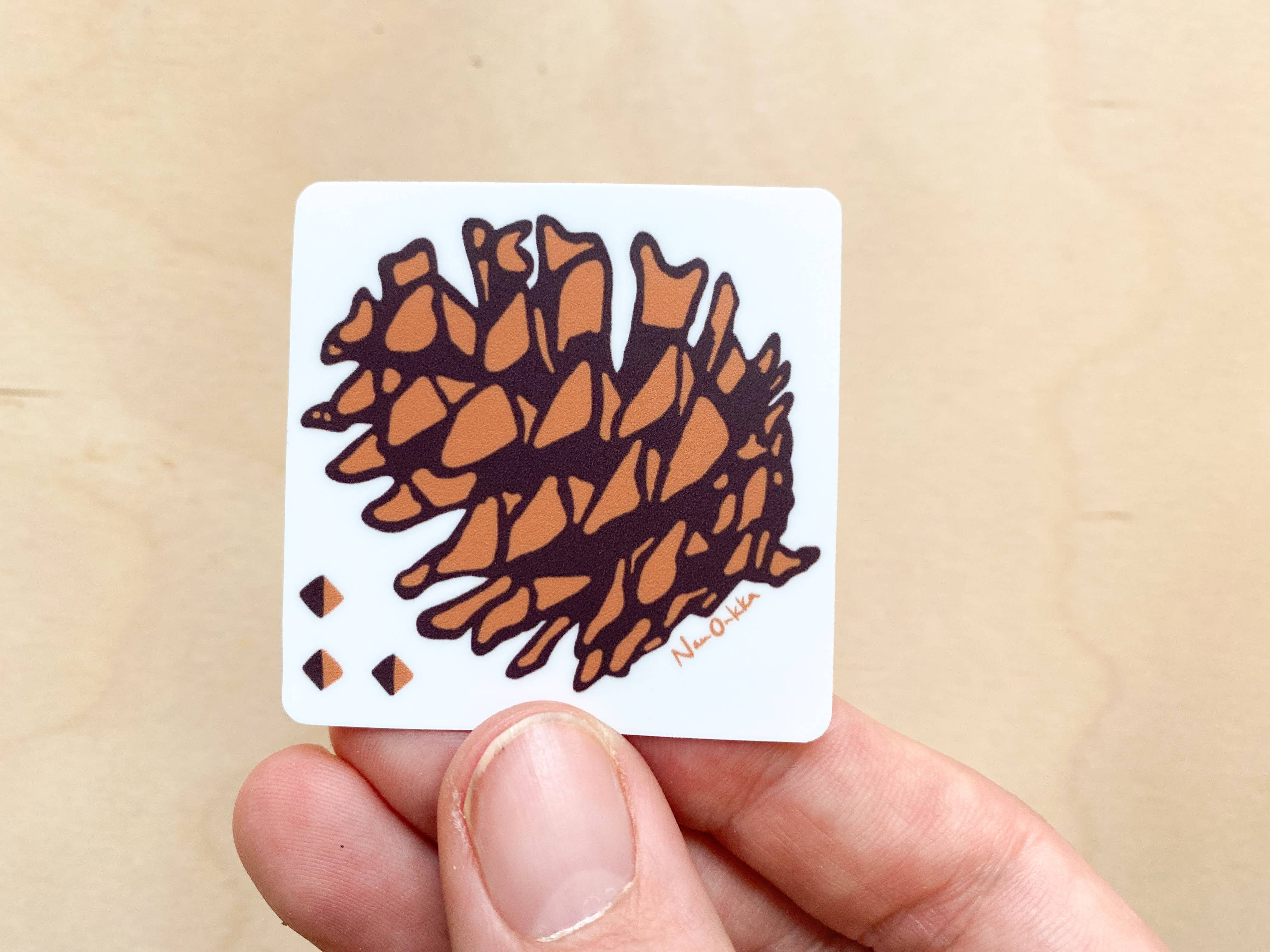 Nan Onkka Prints – Großhandel Aufkleber – Pinecone Aufkleber2