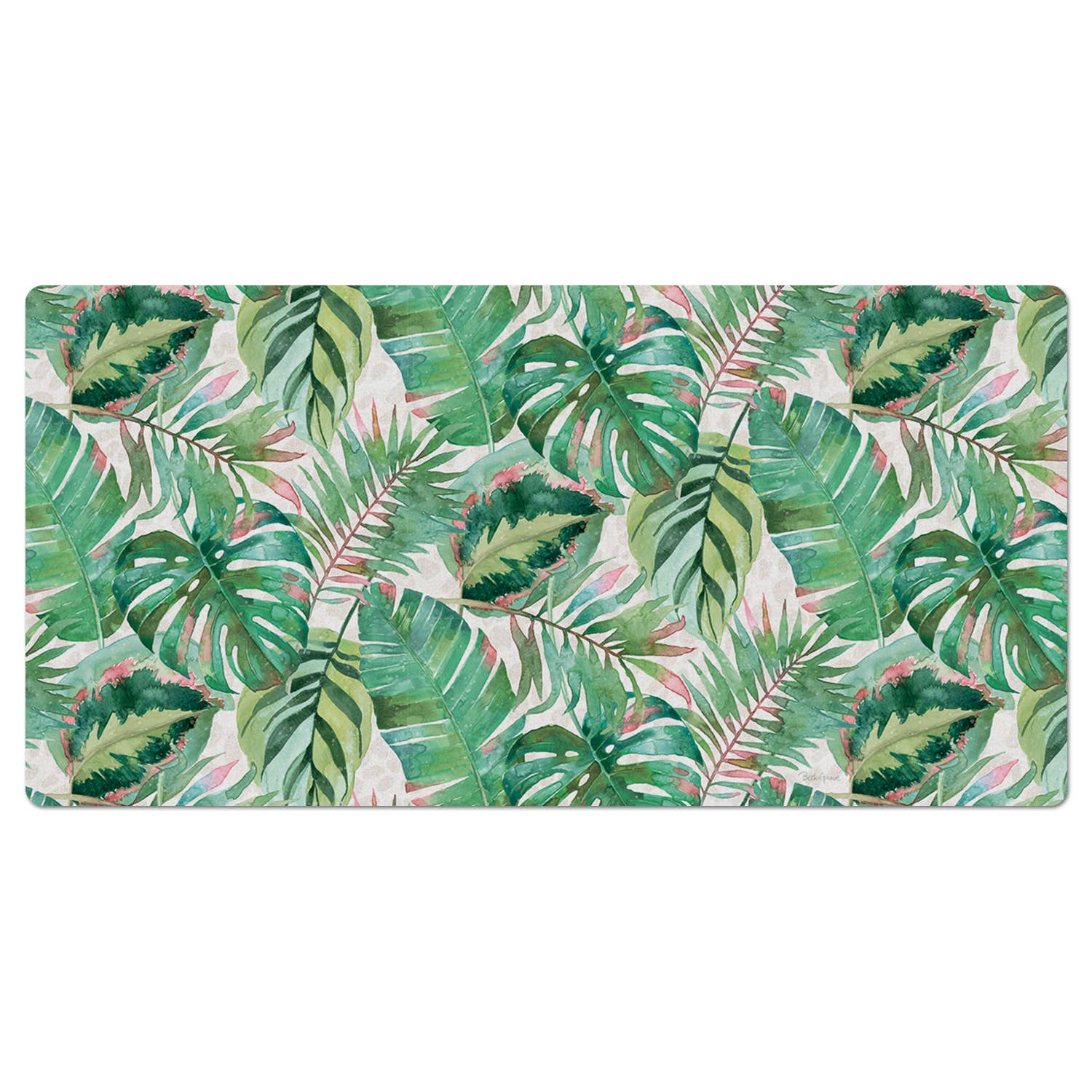 CounterArt/Highland Home/Thirstystone - Wholesale Desk Pad - Large Waterproof Desk Protector-Jungle 32” x 16"  0