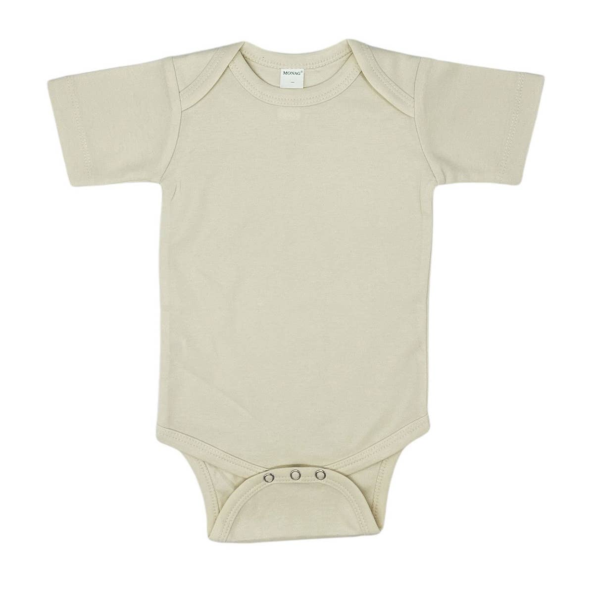 MONAG - Wholesale Bodysuit (Non-Footed) - Baby - Organic Short Sleeve Baby Bodysuit, Baby Essentials3