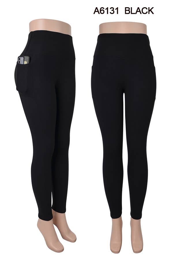 SSImport – Engroshandel Sports-/loungeleggings – til kvinder – A6131 VINTER LEGGINGS TYKKERE FLEECE INDENI 12STK/PAK 0