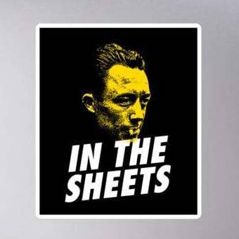 Eksistentialist i arkene - Sticker for engroshandel hos The Philosopher's Shirt