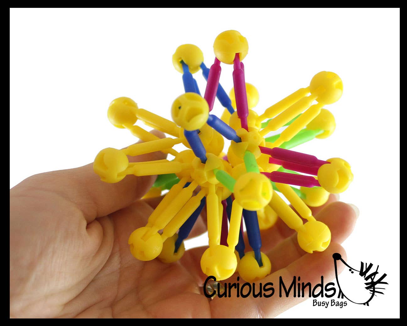 Curious Minds Toys – wholesale Fidget toy – Kids – 1 Mini Collapsible Ball - Expanding and Contracting Ball - G6