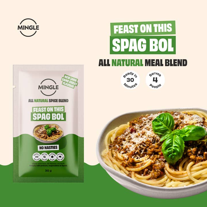 Mingle Seasoning - Wholesale Dried Spice Mix - SPAG BOL - 3 PACK