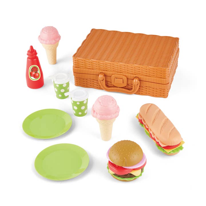 Kidoozie Lunch for Two Picnic Set, Pretend Play Toddler Toy for wholesale by Epoch Everlasting Play