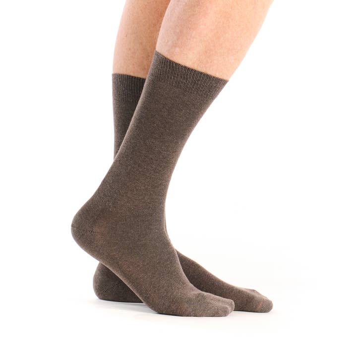 Superförstärkt choklad vanlig strumpa för wholesale av Pom de pin