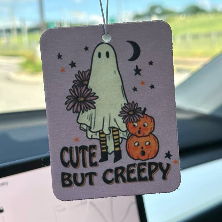 Purificador de ar para carro de outono outono de outono bonito mas assustador de Halloween por atacado de Rags Revived