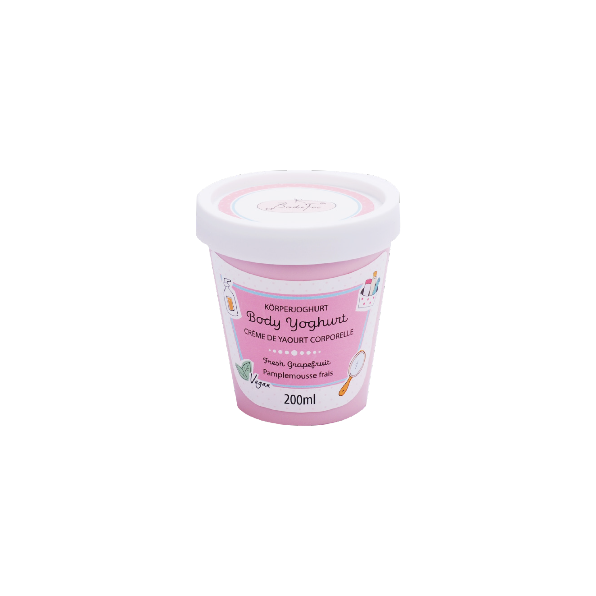 BadeFee - Wholesale Body Cream/Lotion - Candy Line Body Yogurt Grapefruit - fruity body lotion1